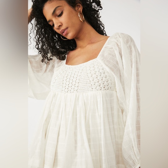 Free People Ari Mini Dress White - Picture 3 of 9